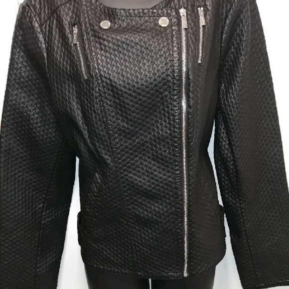 Karl Lagerfeld quilted moto jacket - Picture 5 of 10